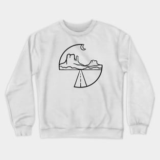 Road to Monument Valley Crewneck Sweatshirt